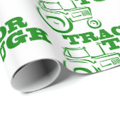 Groen opvulpapier voor trekkers cadeaupapier (Rol Hoek)