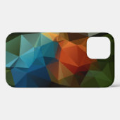 Groen Oranje blauw Abstract piramidepatroon Case-Mate iPhone Case (Achterkant (horizontaal))