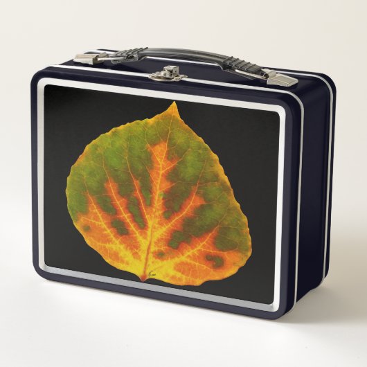 Groen Oranje en geel esdoorn Leaf #1 (Voorkant)