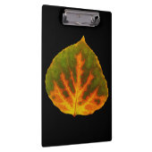 Groen Oranje en geel esdoorn Leaf #1 Klembord (Rechts)
