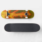 Groen Oranje en geel esdoorn Leaf #1 Persoonlijk Skateboard (Horizontaal)