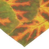 Groen Oranje en geel esdoorn Leaf #1 Tafelkleed (Gekanteld)