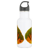 Groen Oranje en geel esdoorn Leaf #1 Waterfles (Voorkant)