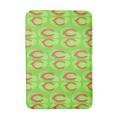 Groen Oranje flip Flop Sandals Beach Summer House Badmat (Voorkant Verticaal)