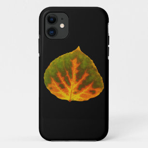 Groen Oranje & Geel Espenblad #1 iPhone 11 Hoesje
