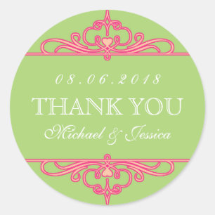 Groen  Ornament Weddenschap Sticker