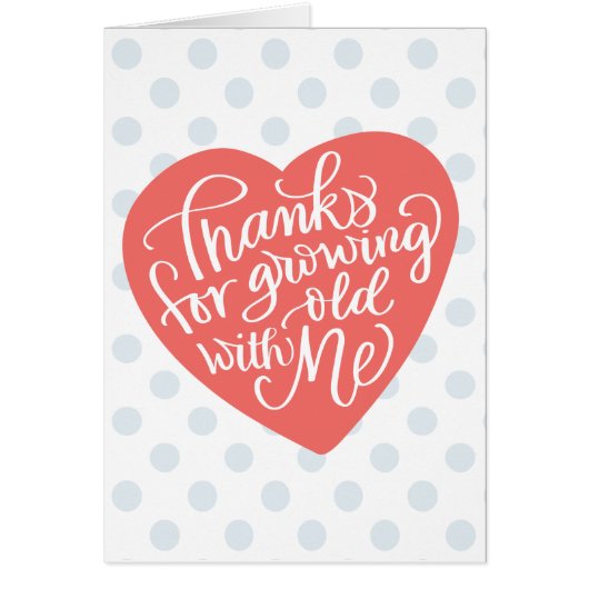 Groen oud met mijn Jubileum-kaart voor hem (Voorkant)