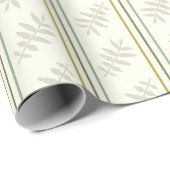 Groen overlooppapier met strips cadeaupapier (Rol Hoek)