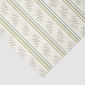 Groen overlooppapier met strips tissuepapier (Detail)