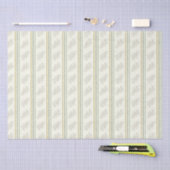 Groen overlooppapier met strips tissuepapier (Craft)