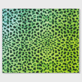 Groen overlooppapier voor de luipaard cadeaupapier (Vlak)