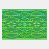 Groen overlooppapierblad inpakpapier vel (Voorkant 3)