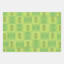 Groen overlooppapierblad inpakpapier vel