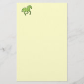 groen paard briefpapier (Voorkant)