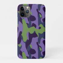 Groen Paars en Blauw Camo abstract