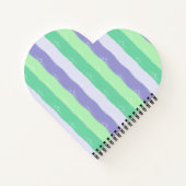 Groen, Paars, Grijs - Borstelstreken | Notitieboek (Achterkant)