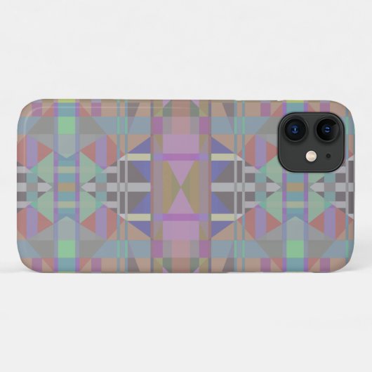 Groen Paars roze geometrisch Case-Mate iPhone Case (Achterkant (horizontaal))