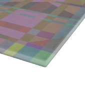 Groen Paars roze geometrisch Snijplank (Hoek)
