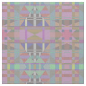 Groen Paars roze geometrisch Stof (Close Up)