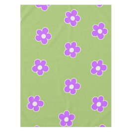 Groen Paars Y2K-ventilatorpatroon Tafelkleed