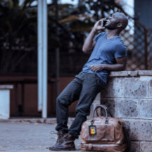 Groen paarse geel rood Monogram Initiaal B