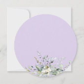 Groen Paarse Lavendel Vrijgezellenfeest Circle Men Kaart (Achterkant)