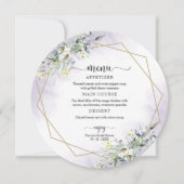 Groen Paarse Lavendel Vrijgezellenfeest Circle Men Kaart (Voorkant)