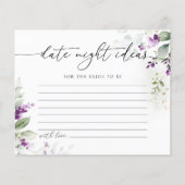 Groen Paarse Lila Datum Nachtideeën (Voorkant)