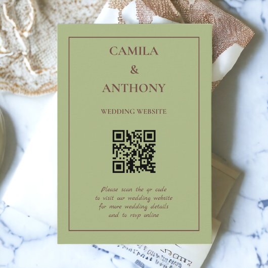 Groen Paarse Retro Y2K Funky Hippie Bloempatroon Informatiekaartje