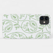 "Groen Paisley" Esthetisch Bloemmotief Telefoon Case-Mate iPhone Case (Achterkant (horizontaal))
