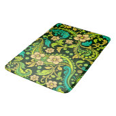 Groen paisley patroon badmat (Gekanteld)