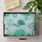 groen paisley tissuepapier (Geschenk)