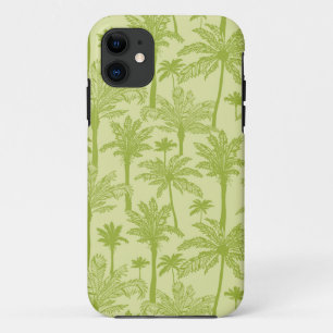 Groen palm Trees Pattern Case-Mate iPhone Case