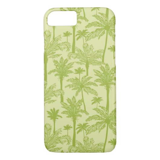 Groen palm Trees Pattern Case-Mate iPhone Case (Achterkant)