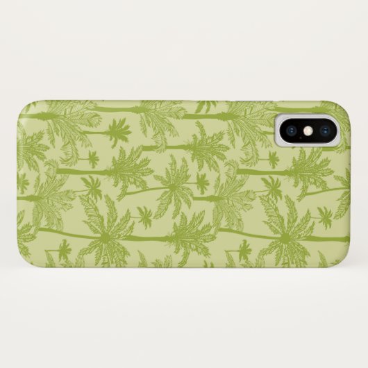 Groen palm Trees Pattern Case-Mate iPhone Case (Achterkant (horizontaal))
