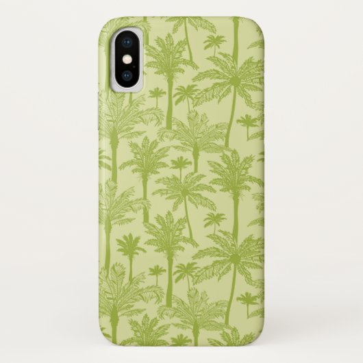 Groen palm Trees Pattern Case-Mate iPhone Case (Achterkant)