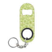 Groen palm Trees Pattern Mini Flessenopener (Voorkant)