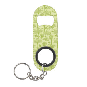 Groen palm Trees Pattern Mini Flessenopener