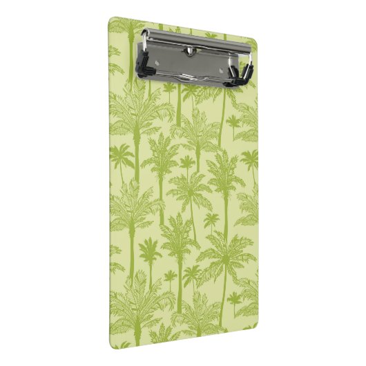 Groen palm Trees Pattern Mini Klembord (Schuin)