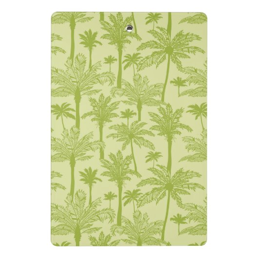 Groen palm Trees Pattern Mini Klembord (Achterkant)
