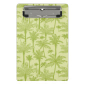 Groen palm Trees Pattern Mini Klembord (Voorkant)
