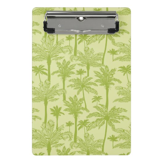 Groen palm Trees Pattern Mini Klembord (Voorkant)