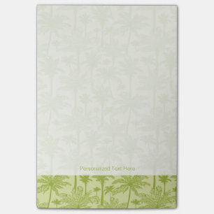 Groen palm Trees Pattern Post-it® Notes