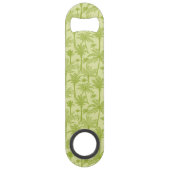 Groen palm Trees Pattern Speed Flessenopener (Voorkant)