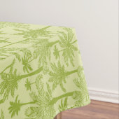 Groen palm Trees Pattern Tafelkleed (Voorbeeld)