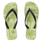 Groen palm Trees Pattern Teenslippers (Voetbed)
