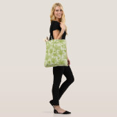 Groen palm Trees Pattern Tote Bag (Op model)