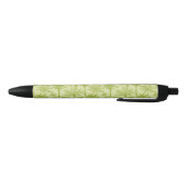 Groen palm Trees Pattern Zwarte Inkt Pen (Bodem)
