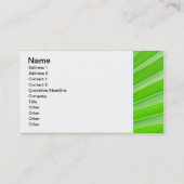 Groen palmblad - gepersonaliseerd visitekaartje (Achterkant)