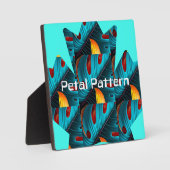 groen palmbladpatroon fotoplaat (Voorkant)